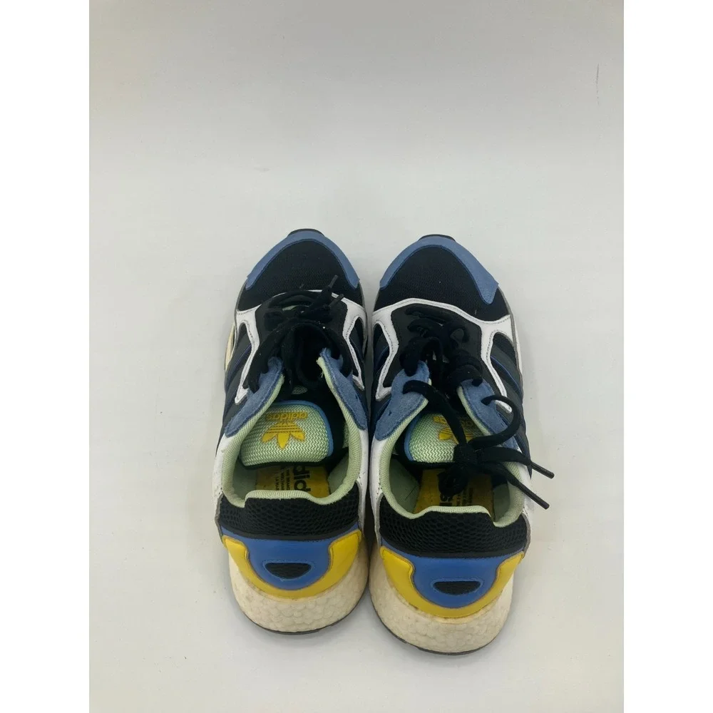 Adidas Tresc Run EG7949 Sneakers Men's US 9 Black Yellow Low Top Running Shoes